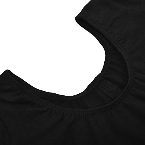 FONLAM Maillot de Ballet Danza para Niña Traje Leotardo Maillot Clásico Gimnasia Manga Larga Actuación Fiesta Niña Invierno Otoño (7-8 Años, Negro) FONLAM Maillot de Ballet Danza para Niña Traje Leotardo Maillot Clásico Gimnasia Manga Larga Actuación Fiesta Niña Invierno Otoño (7-8 Años, Negro)
