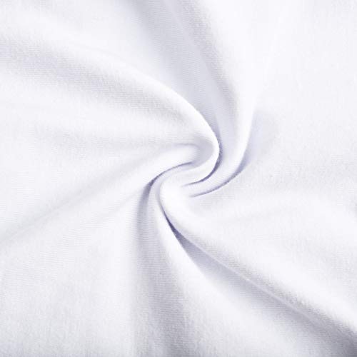 FONLAM Vestido Maillot de Ballet para Niña Conjunto de Dos Piezas Maillot + Falda Danza Gimnasia Ballet Niña (Blanco, 3 años) FONLAM Vestido Maillot de Ballet para Niña Conjunto de Dos Piezas Maillot + Falda Danza Gimnasia Ballet Niña (Blanco, 3 años)