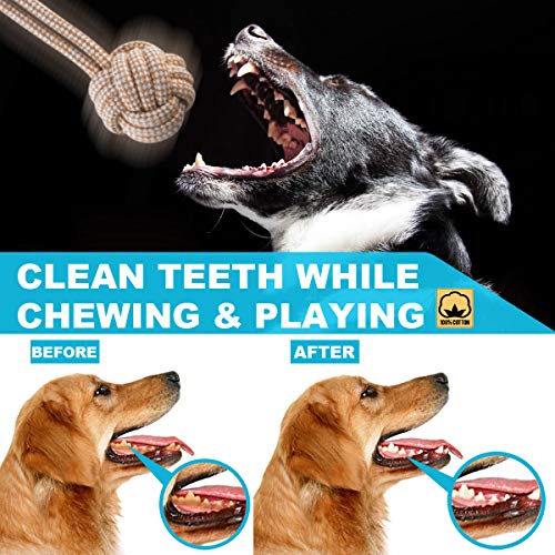 FONPOO Juguetes para Perros,Hecha de Algodón y Cuerda de Nylon Seguro Sano Juguete Interactuar Adecuado para Medianos Juguetes Perros pequeños FONPOO Juguetes para Perros,Hecha de Algodón y Cuerda de Nylon Seguro Sano Juguete Interactuar Adecuado para Medianos Juguetes Perros pequeños
