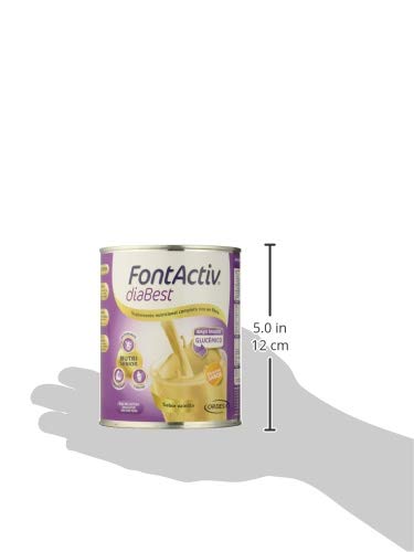 Fontactiv Diabest sabor Vainilla - 400 gr - Suplemento Nutricional para adultos y mayores diabéticos.