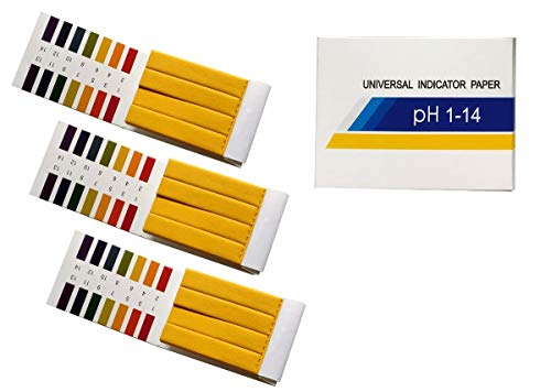 Fontee® 240 tiras tornasol pH de 1 a 14 papel de prueba- Ideal para probar muchas sustancias cotidianas habituales, como zumo de limón, leche, detergente líquido, etc. Fontee® 240 tiras tornasol pH de 1 a 14 papel de prueba- Ideal para probar muchas sustancias cotidianas habituales, como zumo de limón, leche, detergente líquido, etc.