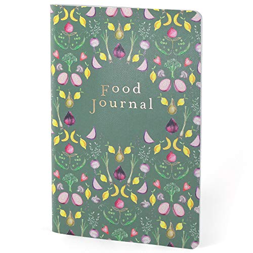 Food Diary de Boxclever Press. Planner de alimentos compatible con Weight Watchers y planes de dieta. Incluye monitor corporal, tabla de pérdida de peso y planificador de comidas. (Verde Salvia)