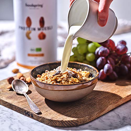 foodspring Muesli Proteico, 360g, Dátiles-Frutos secos, Ingredientes 100% orgánicos, Garantizado vegano y sin lactosa