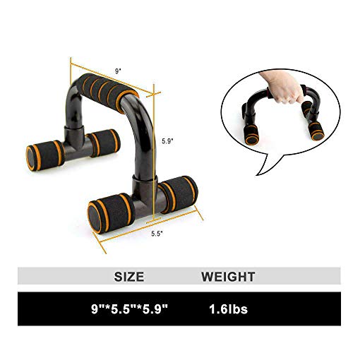 FOOING Soporte para Flexiones Push Up Bars Stand - Barras para Flexiones Gimnasio Ejercicio Formación - para Ejercicios, Gimnasio Equipo de Entrenamiento para Hombres y Mujeres (Rojo) FOOING Soporte para Flexiones Push Up Bars Stand - Barras para Flexiones Gimnasio Ejercicio Formación - para Ejercicios, Gimnasio Equipo de Entrenamiento para Hombres y Mujeres (Rojo)