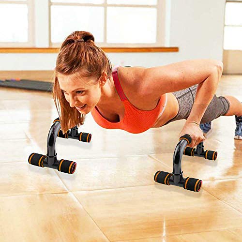 FOOING Soporte para Flexiones Push Up Bars Stand - Barras para Flexiones Gimnasio Ejercicio Formación - para Ejercicios, Gimnasio Equipo de Entrenamiento para Hombres y Mujeres (Rojo) FOOING Soporte para Flexiones Push Up Bars Stand - Barras para Flexiones Gimnasio Ejercicio Formación - para Ejercicios, Gimnasio Equipo de Entrenamiento para Hombres y Mujeres (Rojo)