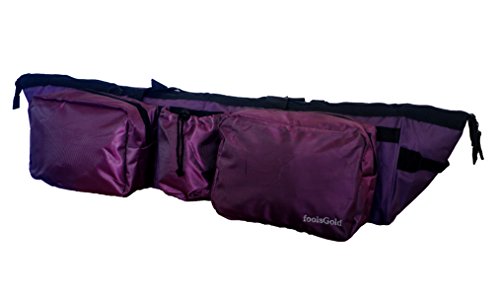 foolsGold Bolso para Alfombrilla de Yoga con Bolsillos – 75 cm - Violeta