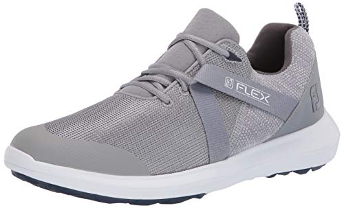 FootJoy Zapatos de golf Fj Flex para hombre, gris (gris), 41 EU