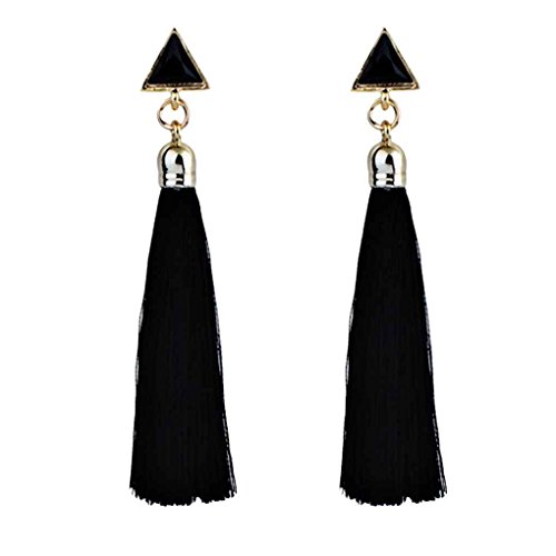 forbestest Mujeres Niñas Triangular Pendientes Largos Borla Femenina Rhinestone Fringe Bohemio Largo Cuelgan Pendientes de Gota de Color forbestest Mujeres Niñas Triangular Pendientes Largos Borla Femenina Rhinestone Fringe Bohemio Largo Cuelgan Pendientes de Gota de Color