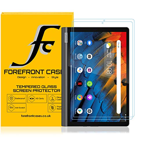 Forefront Cases Protector de Pantalla para Lenovo Yoga Smart Tab, Cristal Templado - 2 Unidad - Lenovo Yoga Smart Tab 10.1 Protector de Pantalla - Resistente a los Arañazos, Claridad HD