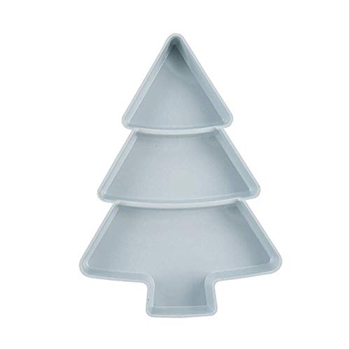 Forma creativa del árbol de Navidad Dulces Merienda Nuez Semillas Frutas secas Plato de plástico Plato Plato Bandeja de desayuno Suministros de cocina para el hogar China azul Forma creativa del árbol de Navidad Dulces Merienda Nuez Semillas Frutas secas Plato de plástico Plato Plato Bandeja de desayuno Suministros de cocina para el hogar China azul