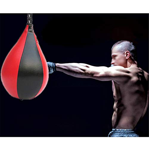 Forma De Pera De Boxeo Bola Velocidad De Ventilación Boxeo Muay Thai Bola Bola De Entrenamiento De Lucha De Reacción Para La Reacción De La Bola Hinchable Entrenamiento Resistencia Exactitud Agilidad