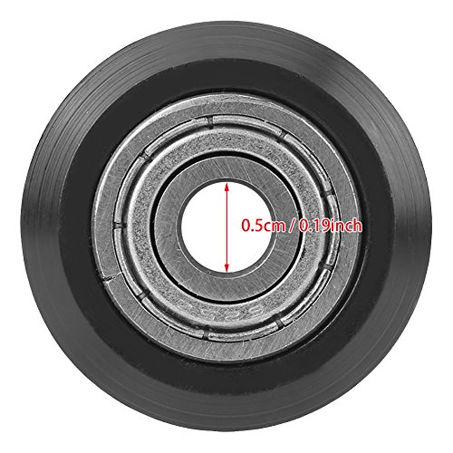 Forma en Forma de V Rueda 5mm Diámetro 625 Rodamiento Polea Accesorios Doble Rodamiento Puerta Corredera para CNC Impresora 3D 20PCS Forma en Forma de V Rueda 5mm Diámetro 625 Rodamiento Polea Accesorios Doble Rodamiento Puerta Corredera para CNC Impresora 3D 20PCS