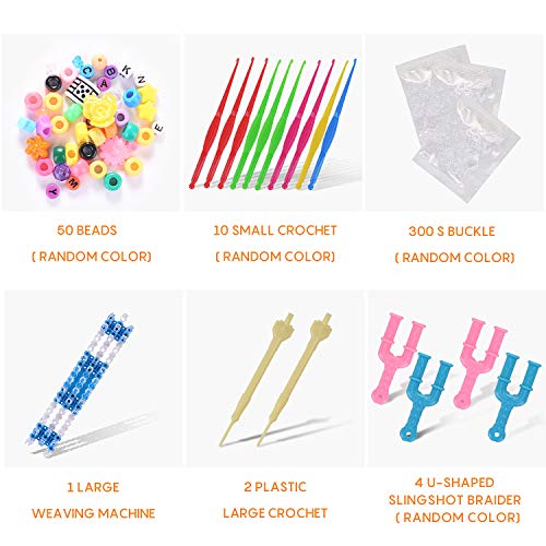 FORMIZON Loom Bands, 6800 Kit Completo, 22 Colores, Kit de CREA de Brazaletes y Loom Juguetes, Juego Creativo para Niños