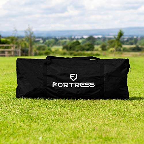 Fortress Redes de Bateo Pop-Up para Entrenamientos de Béisbol - Jaula para Lanzar y Batear [6m o 12m] (6m)