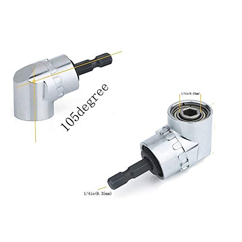 Fortspang 1pz 105 ° 1/4" derecho ángulo adaptador +3pz adaptador de enchufe vástago hexagonal de brocas barra de impacto 1/4" 3/8" 1/2"de brocas +3 pz 1/4" vástago hexagonal magnética destornillador Fortspang 1pz 105 ° 1/4" derecho ángulo adaptador +3pz adaptador de enchufe vástago hexagonal de brocas barra de impacto 1/4" 3/8" 1/2"de brocas +3 pz 1/4" vástago hexagonal magnética destornillador