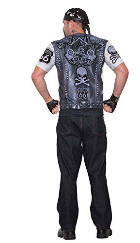 Forum Novelties 77163 44-inch – Instant camiseta de estilo motorista Forum Novelties 77163 44-inch – Instant camiseta de estilo motorista