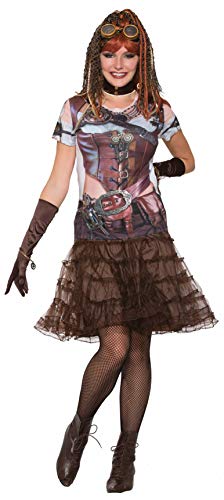 Forum Novelties 77169 Ladies instantánea Steampunk camiseta (UK 10 – 14)