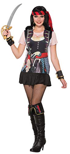 Forum Novelties x77166 adulto Señoras pirata 3d T Shirt Forum Novelties x77166 adulto Señoras pirata 3d T Shirt