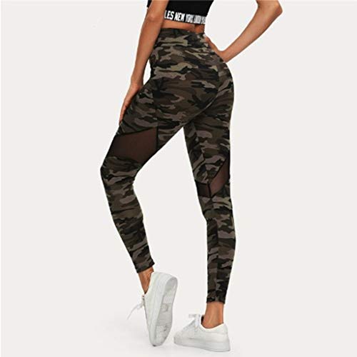 Fossen MuRope Pantalones Mujer Camuflaje de Malla Cintura Alta Elasticos Energizado - Leggings Deporte Mujer Yoga - Pants Fitness para Chica Adolescente, Niñas Fossen MuRope Pantalones Mujer Camuflaje de Malla Cintura Alta Elasticos Energizado - Leggings Deporte Mujer Yoga - Pants Fitness para Chica Adolescente, Niñas