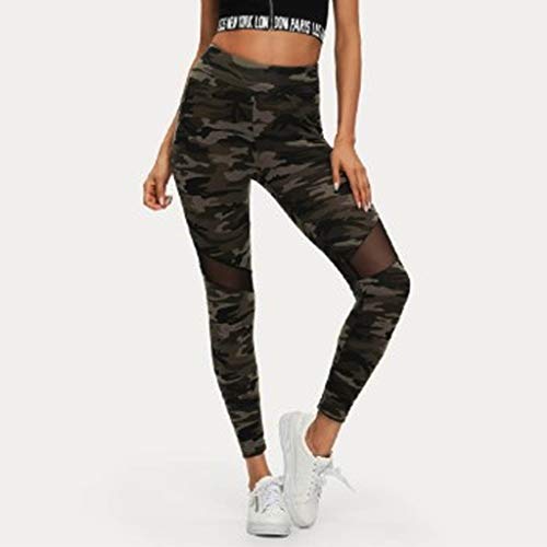 Fossen MuRope Pantalones Mujer Camuflaje de Malla Cintura Alta Elasticos Energizado - Leggings Deporte Mujer Yoga - Pants Fitness para Chica Adolescente, Niñas Fossen MuRope Pantalones Mujer Camuflaje de Malla Cintura Alta Elasticos Energizado - Leggings Deporte Mujer Yoga - Pants Fitness para Chica Adolescente, Niñas