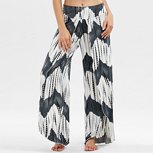 Fossen Pantalones Hippies Mujer Disfraz Primavera y Verano 2019 Suelto Bohemios┃Tailandia Pantalone Elasticos con Estampado Floral┃ Casual Pant para Estilo Informal,Yoga,Banquete Fossen Pantalones Hippies Mujer Disfraz Primavera y Verano 2019 Suelto Bohemios┃Tailandia Pantalone Elasticos con Estampado Floral┃ Casual Pant para Estilo Informal,Yoga,Banquete