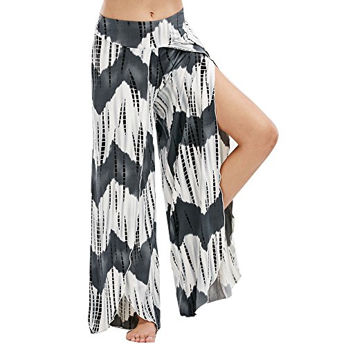 Fossen Pantalones Hippies Mujer Disfraz Primavera y Verano 2019 Suelto Bohemios┃Tailandia Pantalone Elasticos con Estampado Floral┃ Casual Pant para Estilo Informal,Yoga,Banquete Fossen Pantalones Hippies Mujer Disfraz Primavera y Verano 2019 Suelto Bohemios┃Tailandia Pantalone Elasticos con Estampado Floral┃ Casual Pant para Estilo Informal,Yoga,Banquete
