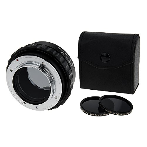 Fotodiox DLX Montaje elástico – Adaptador de Montura Pentax K (PK) Lente para Sony Alpha E-Mount sin Espejo Cuerpo de cámara réflex con helicoide de Enfoque Macro y magnético de filtros