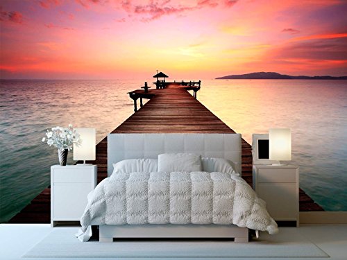 Fotomural Vinilo Pared Embarcadero Puerto Centrado | Varias Medidas 200x150cm | Decoración de comedores, Salones | Motivos Paisajisticos | Urbes, Naturaleza, Arte | Multicolor | Diseño Elegante Fotomural Vinilo Pared Embarcadero Puerto Centrado | Varias Medidas 200x150cm | Decoración de comedores, Salones | Motivos Paisajisticos | Urbes, Naturaleza, Arte | Multicolor | Diseño Elegante
