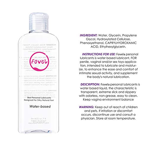 Fovel Lubricante a base de agua Lubricante Dilatador Anales 236ml Gel Sexuales a Base De Agua 100% Natural Sin Fragancia Efecto Larga Duración Fovel Lubricante a base de agua Lubricante Dilatador Anales 236ml Gel Sexuales a Base De Agua 100% Natural Sin Fragancia Efecto Larga Duración
