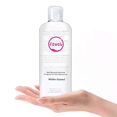 Fovel Lubricante a base de agua Lubricante Dilatador Anales 236ml Gel Sexuales a Base De Agua 100% Natural Sin Fragancia Efecto Larga Duración