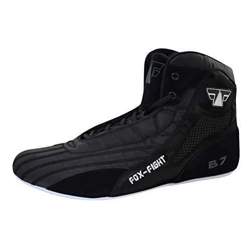 FOX-FIGHT B7 Black Edition Ligereza Ringer Atletismo Fitness Gym Caja Hog Bodybuilding High Tops, Botas de Lucha Libre, Negro 39 FOX-FIGHT B7 Black Edition Ligereza Ringer Atletismo Fitness Gym Caja Hog Bodybuilding High Tops, Botas de Lucha Libre, Negro 39