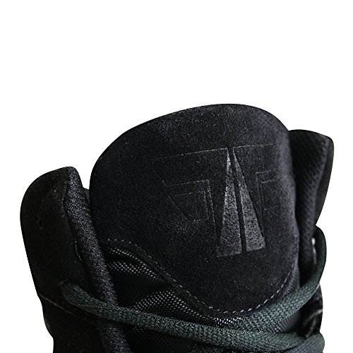 FOX-FIGHT - Zapatillas de lucha libre de Piel para hombre, color Negro, talla 43 FOX-FIGHT - Zapatillas de lucha libre de Piel para hombre, color Negro, talla 43
