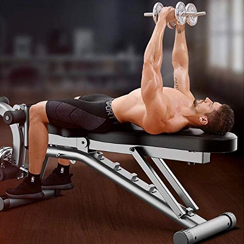 FQCD Aptitud All-in-One con Mancuernas/Barra Banco de Entrenamiento - Viene con la Barra del Estante del Soporte, Leg Curl y extraíble Curl de bíceps Predicador Pad - Gimnasio en casa for la Aptitud FQCD Aptitud All-in-One con Mancuernas/Barra Banco de Entrenamiento - Viene con la Barra del Estante del Soporte, Leg Curl y extraíble Curl de bíceps Predicador Pad - Gimnasio en casa for la Aptitud