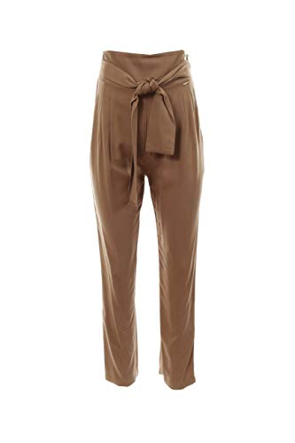 Fracomina - Pantalón Carrot para mujer marrón 44 Fracomina - Pantalón Carrot para mujer marrón 44