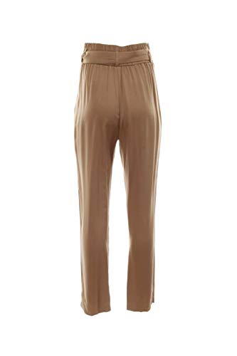 Fracomina - Pantalón Carrot para mujer marrón 44 Fracomina - Pantalón Carrot para mujer marrón 44
