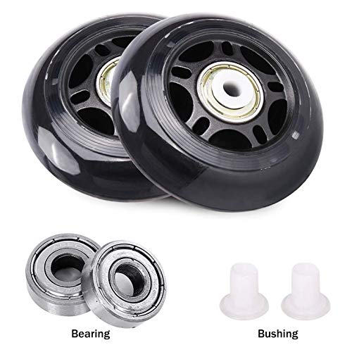 Fransande Paquete de 8 ruedas de repuesto para patines en línea con ruedas de 70 mm Fransande Paquete de 8 ruedas de repuesto para patines en línea con ruedas de 70 mm