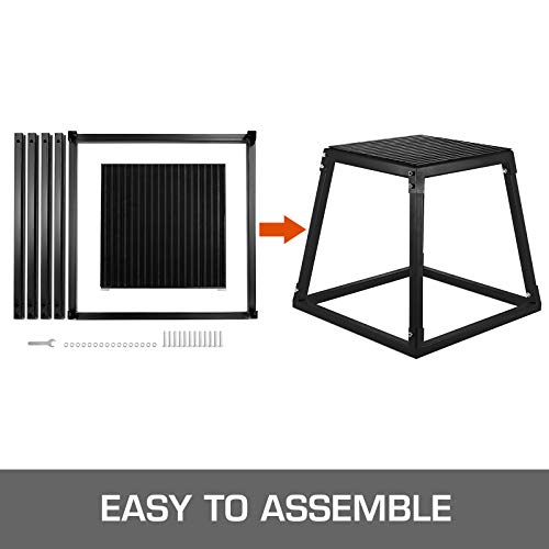Frantools Plyometric Box 24" Pliométrico Caja 24" Pliométrico Plataforma Caja de Salto Caja Pliometrica Salto Cajón Pliometrico Cajones de Salto Color Negro Frantools Plyometric Box 24" Pliométrico Caja 24" Pliométrico Plataforma Caja de Salto Caja Pliometrica Salto Cajón Pliometrico Cajones de Salto Color Negro