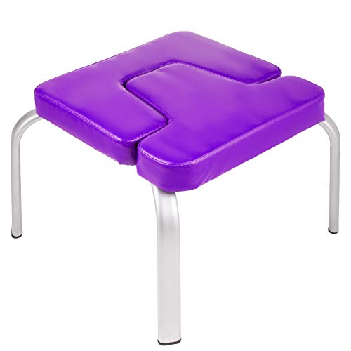 Frantools Silla de Inversión de Yoga Banco de Silla de Yoga Headstand Yoga Postura sobre La Cabeza Balanzas Sobremesa Soporte De Yoga de Familia, Gimnasio Marrón Púrpura Frantools Silla de Inversión de Yoga Banco de Silla de Yoga Headstand Yoga Postura sobre La Cabeza Balanzas Sobremesa Soporte De Yoga de Familia, Gimnasio Marrón Púrpura