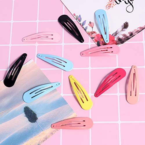 Frcolor 100pcs 1.93 "100 Piezas Pinza De Pelo Niñas Horquillas De Pelo Infantiles Clips Para El Pelo