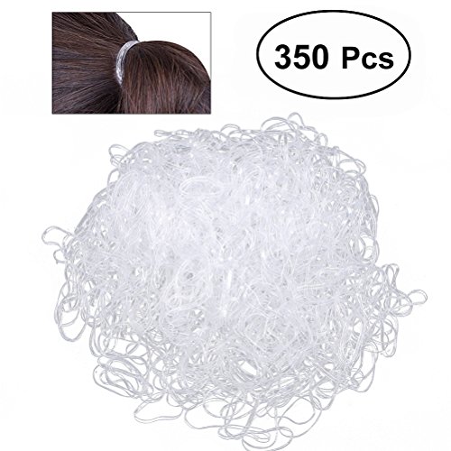 Frcolor Cintas elásticas para el cabello Bandas de goma para el cabello para niñas Peinado, 350 piezas (transparente) Frcolor Cintas elásticas para el cabello Bandas de goma para el cabello para niñas Peinado, 350 piezas (transparente)