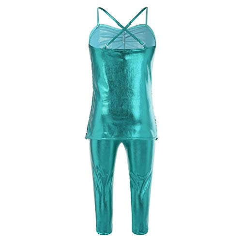 Freebily Conjuntos Ropa para Danza Jazz Moderno Traje Hip Hop Camiseta Tirantes + Leggings Traje Lentejuelas Actuación Azul 7-8 años Freebily Conjuntos Ropa para Danza Jazz Moderno Traje Hip Hop Camiseta Tirantes + Leggings Traje Lentejuelas Actuación Azul 7-8 años