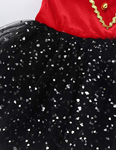 Freebily Disfraz Niña Halloween de Circo Maestro de Ceremonias Niñas Infántil Tutú Vestido Lentejuelas Bowtie Patrón Dulce Corazón Maillot Ballet Dancewear Rojo 5 Años Freebily Disfraz Niña Halloween de Circo Maestro de Ceremonias Niñas Infántil Tutú Vestido Lentejuelas Bowtie Patrón Dulce Corazón Maillot Ballet Dancewear Rojo 5 Años