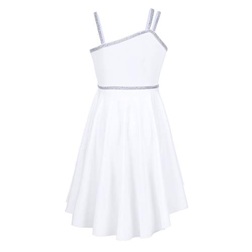 Freebily Niñas Vestido de Danza Ballet Flamenco Jazz Maillot Deportivo Gimnasia Yoga Baile con Braga Conjunto para Actuación de Danza Blanco 12 Años Freebily Niñas Vestido de Danza Ballet Flamenco Jazz Maillot Deportivo Gimnasia Yoga Baile con Braga Conjunto para Actuación de Danza Blanco 12 Años