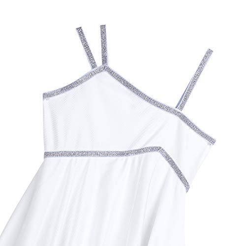 Freebily Niñas Vestido de Danza Ballet Flamenco Jazz Maillot Deportivo Gimnasia Yoga Baile con Braga Conjunto para Actuación de Danza Blanco 12 Años Freebily Niñas Vestido de Danza Ballet Flamenco Jazz Maillot Deportivo Gimnasia Yoga Baile con Braga Conjunto para Actuación de Danza Blanco 12 Años