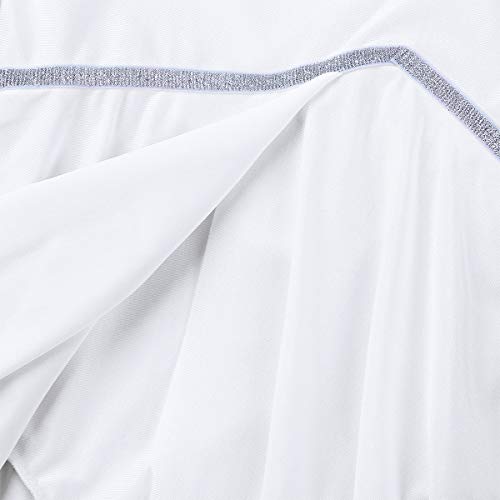 Freebily Niñas Vestido de Danza Ballet Flamenco Jazz Maillot Deportivo Gimnasia Yoga Baile con Braga Conjunto para Actuación de Danza Blanco 12 Años Freebily Niñas Vestido de Danza Ballet Flamenco Jazz Maillot Deportivo Gimnasia Yoga Baile con Braga Conjunto para Actuación de Danza Blanco 12 Años