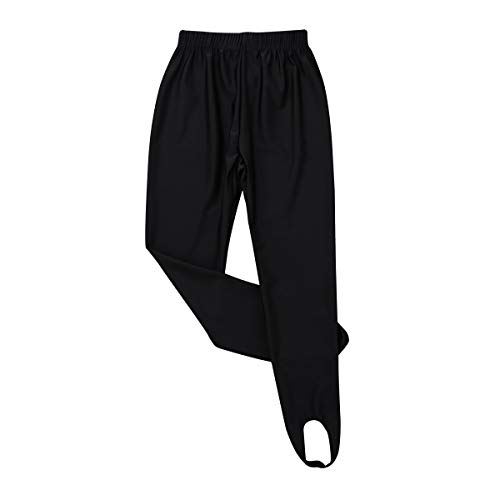 Freebily Unisexo Niños Niñas Ballet Pantimedias de Escribo Calcetas Leotardos para Yoga Danza Gimnasia de Musculación Leggings Elástico Negro 10-12 Años