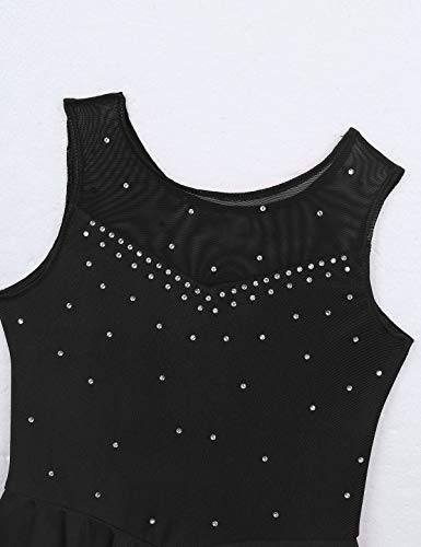 Freebily Vestido Danza Ballet Niña Maillot Leotardo de Gimnasia Artistica Ritmica Patinaje Niñas Ropa Disfraz Bailarinas Patinador Fiesta Actuación Negro 14 años Freebily Vestido Danza Ballet Niña Maillot Leotardo de Gimnasia Artistica Ritmica Patinaje Niñas Ropa Disfraz Bailarinas Patinador Fiesta Actuación Negro 14 años
