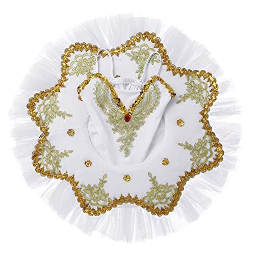 Freebily Vestido de Fiesta Actuación Maillot de Ballet Danza con Flor de Lentejuelas para Niña (4-12 años) Tutú Infantil + Guantes + Clip Blanco B 3-4 años Freebily Vestido de Fiesta Actuación Maillot de Ballet Danza con Flor de Lentejuelas para Niña (4-12 años) Tutú Infantil + Guantes + Clip Blanco B 3-4 años