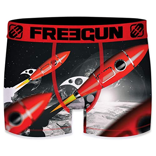 FREEGUN Lot De 4 Boxer Garcon Microfibre Pantalones, Multicolor (Multicolor G2), 6-7 años (Talla del Fabricante: 6/8) (Pack de 4) para Niños