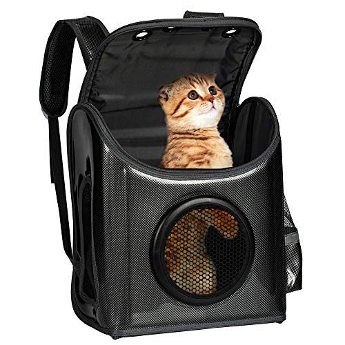 FREESOO Portador de Viaje Mochila Bolsa de Transporte para Mascotas Perros Gatos Transportín Jaula Capazos Transportadoras Impermeable Transpirable Viaje Coche Portátil para Pequeños Perros y Gatos